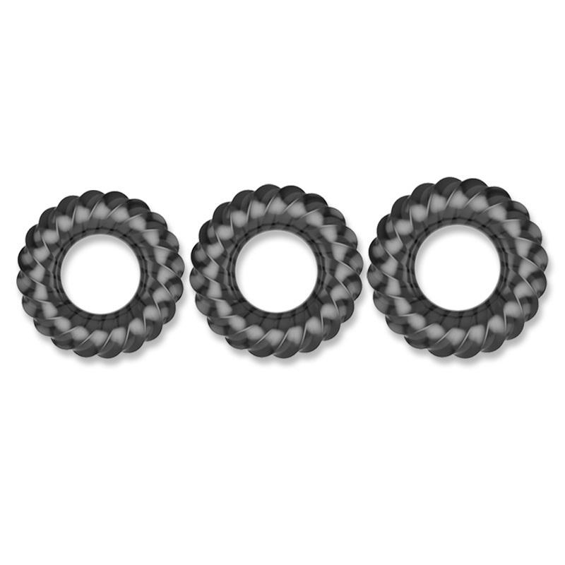 3Pcs TPE Male Penis Rings for  - Wellness Health. Ring ulasan dan harga